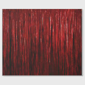 Rode tinsel strepen cadeaupapier (Vlak)