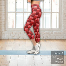 Rode tinten kleurblokken met naam