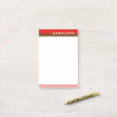 Rode tinten post-it® notes (Op bureau)