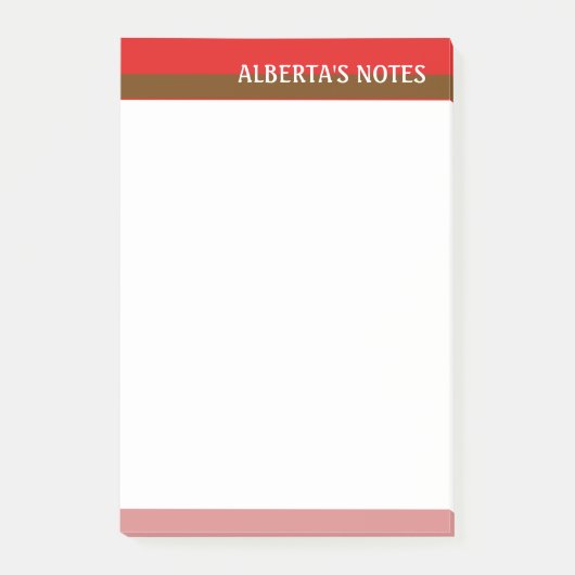 Rode tinten post-it® notes (Voorkant)