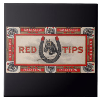 Rode Tips sigarenlabel Tegeltje