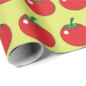 Rode tomaat cadeaupapier (Rol Hoek)