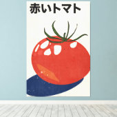 Rode Tomaat Canvas Afdruk (Insitu (Houten vloer))