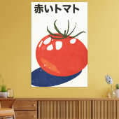 Rode Tomaat Canvas Afdruk (Insitu (Woonkamer))