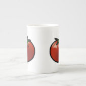 rode tomaat porselein kop (Voorkant)