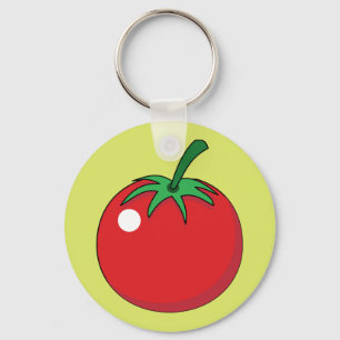 Rode tomaat sleutelhanger