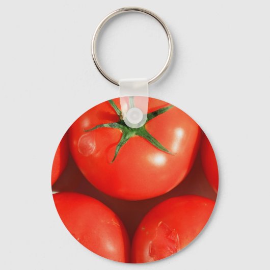 Rode tomaten sleutelhanger (Voorkant)