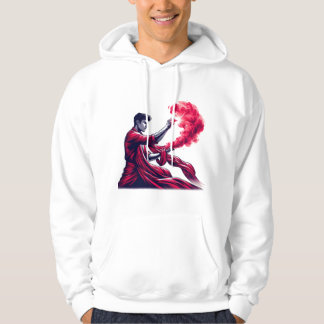 Rode Tovenaar - Mystieke Vlammende Magie Hoodie
