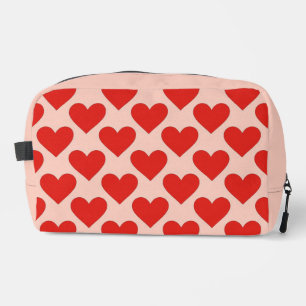 Rode, traditionele Valentijnshart Toilettasje