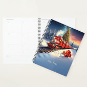 Rode Trein Kerstboom Vakantie Planner (Display)