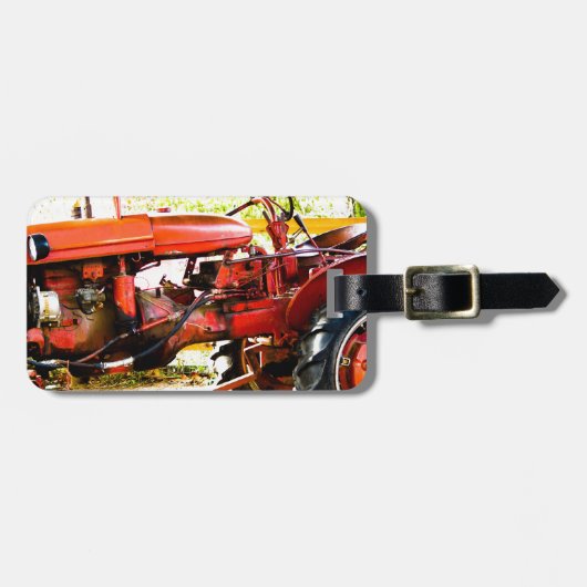 rode trekker bagagelabel (Voorkant horizontaal)