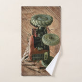  rode trekker, bijtende schuur handdoek (Handdoek)