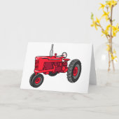  rode trekker kaart (Gele Bloem)