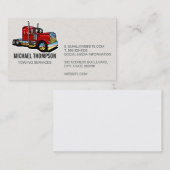 Rode Trekker | Vrachtwagen Visitekaartje (Voorkant / Achterkant)