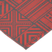 Rode Tribal Pattern Art Tafelkleed (Gekanteld)