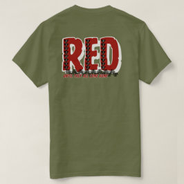 Rode Tribale T-Shirt - Eer Onze Gelegerden