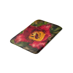 Rode tulp badmat