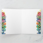 Rode tulp bedankkaart (Binnen)