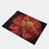 Rode tulp Bloem Deurmat (Schuin)