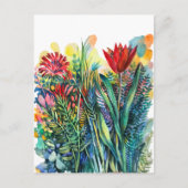 Rode tulp briefkaart (Voorkant)