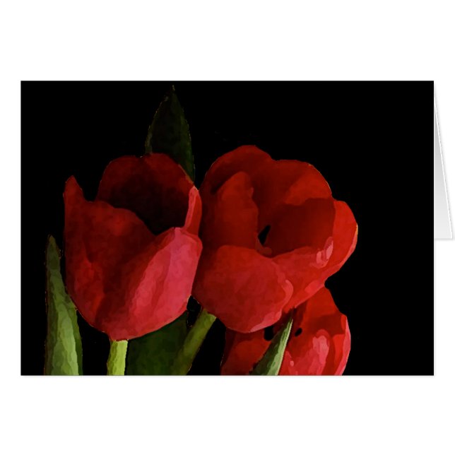 Rode tulpen (Voorkant Horizontaal)