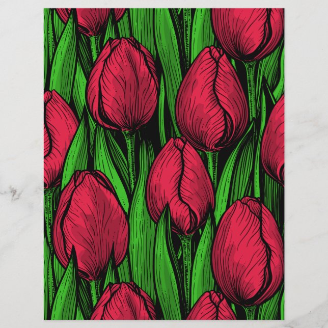 Rode tulpen (Voorkant)