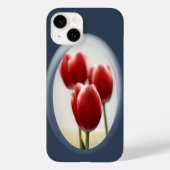 Rode tulpen Case-Mate iPhone case (Achterkant)