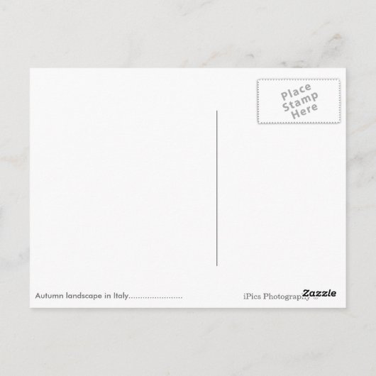 Rode tulpen en een windmolen briefkaart (Achterkant)