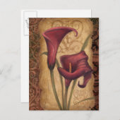 Rode Tulpen I Briefkaart (Voorkant / Achterkant)