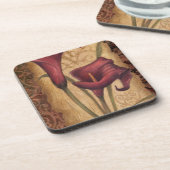 Rode Tulpen I Onderzetter (Linkerzijde)