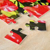 Rode tulpen legpuzzel (Zijkant)
