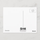 rode tulpen - psalm 98:4 briefkaart (Achterkant)