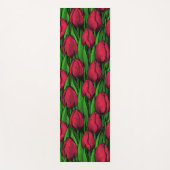 Rode tulpen yogamat (Voorkant)