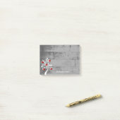 Rode Valentijn - Harten - Aangepaste notities Post-it® Notes (Op bureau)