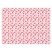 Rode Valentijn Harten in Random Scattered Pattern Tafelkleed (Voorkant (Horizontaal))