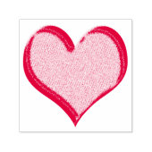 Rode Valentijnsdag hart Zelfinktende Stempel (Design)