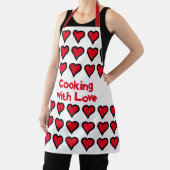 Rode Valentijnse harten Schort (Insitu)