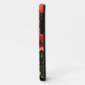 Rode veertulpen Case-Mate iPhone case (Achterkant/links)