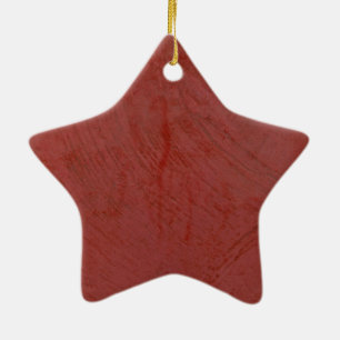 Rode Venetiaanse pleister Faux-afwerking Keramisch Ornament