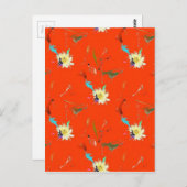 Rode ventilator Abstract Briefkaart (Voorkant / Achterkant)