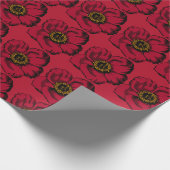 Rode ventilator cadeaupapier (Hoek)