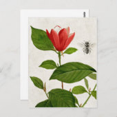  rode ventilator en bijen briefkaart (Voorkant / Achterkant)