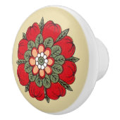  rode ventilator keramische knop (Rechts)