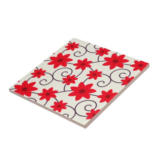 Rode ventilator tegeltje (Zijkant)