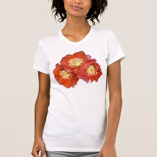 Rode ventilatorverf t-shirt (Voorkant)