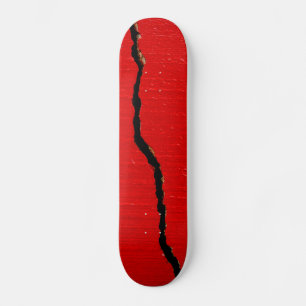 Rode verf in racks skateboard