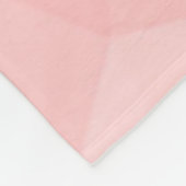 Rode verloop geometrisch mesh patroon Monogram Fleece Deken (Hoek)