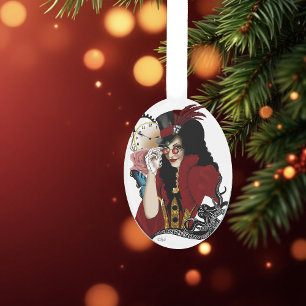 Rode Victoriaanse Steampunk Dame Vintage Octopus Ornament