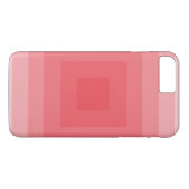 Rode Vierkante Geometrisch Case-Mate iPhone Case (Achterkant (Horizontaal))