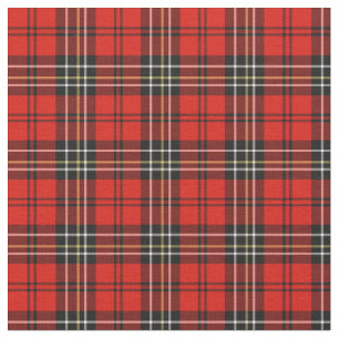 Rode Vintage Plaid Stof